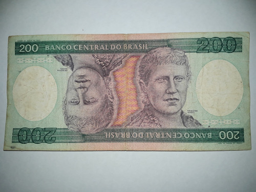 Cédula 200 - Duzentos Cruzeiros - Com 3 Unidades ( 63 ) (Usado)