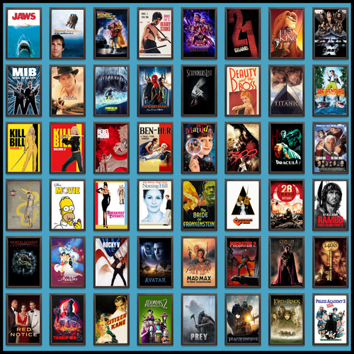 Pack De Diseños Posters De Películas Para Imprimir/estampar