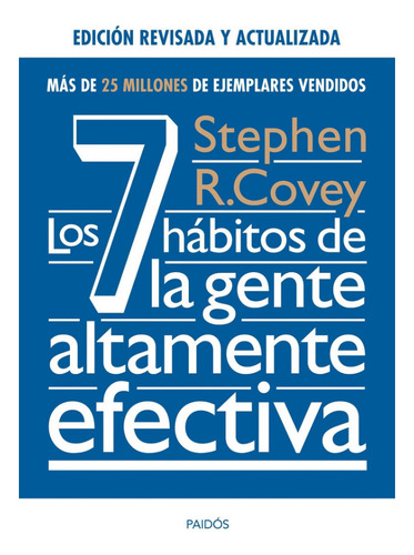 Los 7 Hábitos De La Gente Altamente Efectiva / Covey (Usado)
