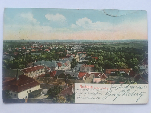 Austria Postal Rodaun Gegen Liesing 1911 A Argentina 