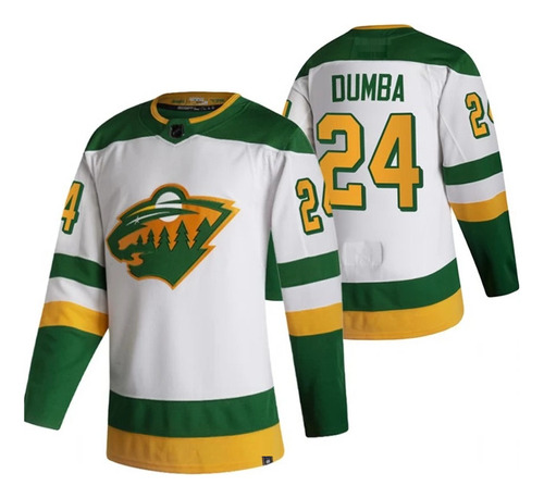 Camiseta N. H. L Minnesota Wild #24 Dumba - X L -