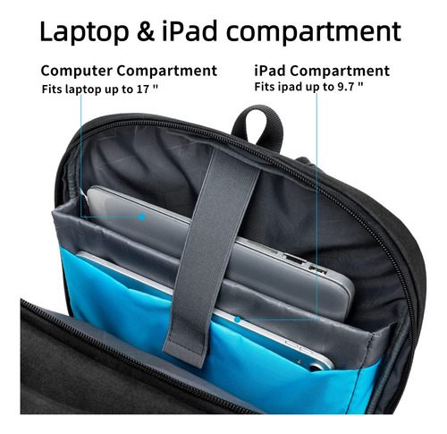 Mochila Duslang Para Portátil De 17 Pulgadas Para Viajes Con