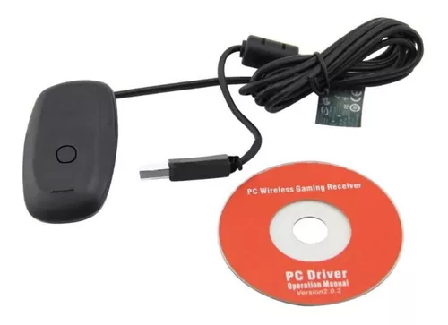 Receptor de PC, com ABS USB para receptor Xbox 360 para Microsoft Xbox para  Microsoft Xbox 360