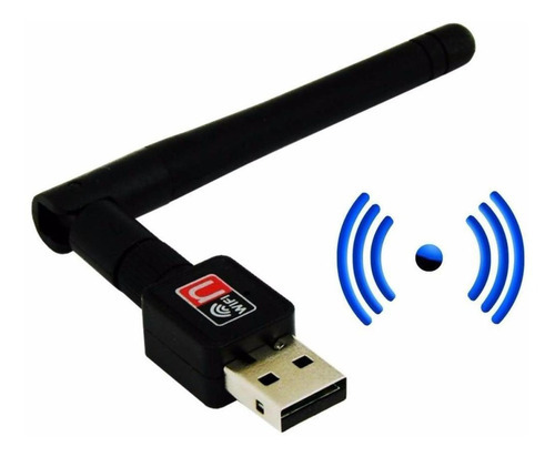 Adaptador Receptor Wireless Usb Sem Fio Antena Wifi 600mbps