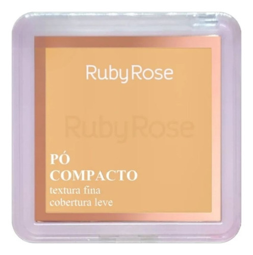 Base de maquiagem em pó Ruby Rose Compacto Pó Compacto - 7.5g