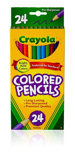 Lapices Crayola Acuarelables X12 Colores No Toxicos