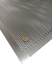 Comprar 2pzas Rejillas Lámina Perforada Acero Bafles Bocina 125x55cm