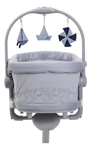 Chicco Baby Hug Minicuna Plegable Con Ruedas Color Gris Diseño Pro Early Grey
