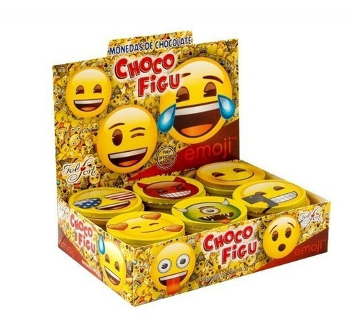 Monedas De Chocolate Felfot Emoji  60u - Sweet Market 