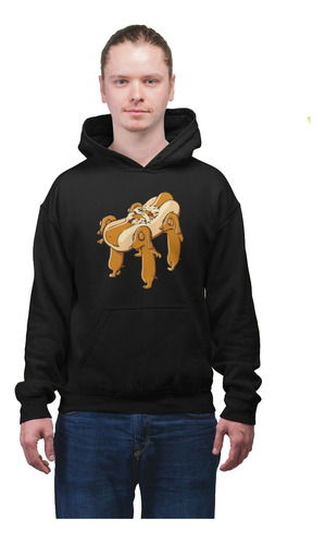 Sudadera Perrito Caliente/ Perros/ Animales/ Caballero Dama