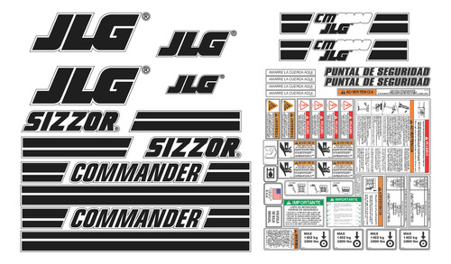 Calcomanias Elevador JLG Cm2046