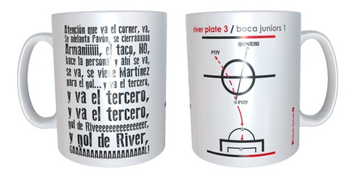 Taza De River, Relato Del Gol Del Siglo I Pity Martinez