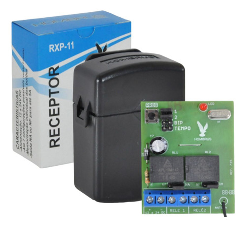 Receptor 433mhz Learn Code E Rolling Code 2 Canais Hombrus