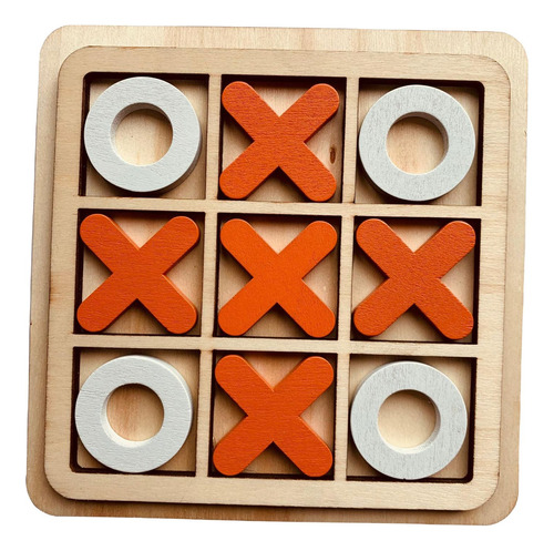 Tablero De Madera Tic Tac Toe Game Parent Child Xoxo Chess