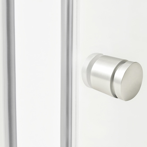 Esatto® Cancel Baño Recto Cristal Transp Templado 100 Cms