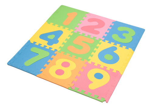 Alfombra Mat Eva Numeros Multicolor 9 Pz Infanti