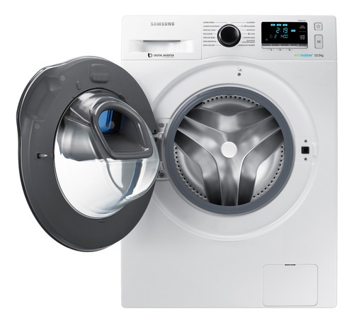 Imagen 3 de 4 de Lavarropas automático Samsung WW10K6410Q inverter blanco 10.5kg 220 V