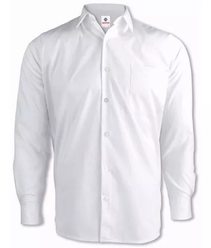 Grande hazlo plano Lo anterior Camisa Blanca De Hombre Algodon /poliester Manga Larga H Y T | Meses con  intereses