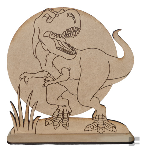 Figura Dino, Ideal Souvenirs O Parapintar 17 X 10cm Mdf