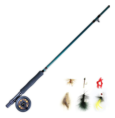 Martin Fly Fishing Kit Completo, Caña De Pesca Con Mosca De 