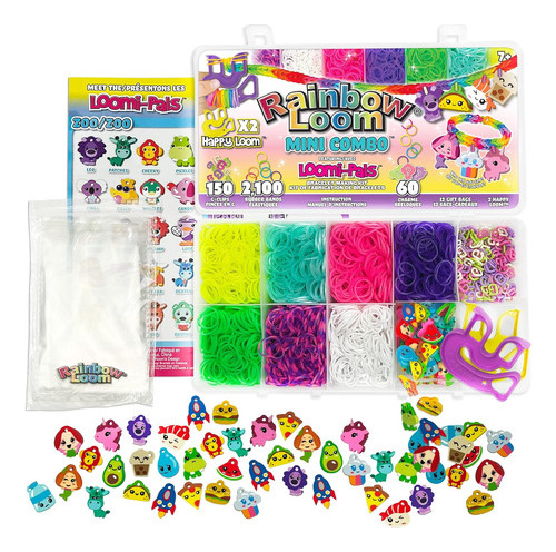 Rainbow Loom® Loomi-pals Mini Juego Combinado Con 60