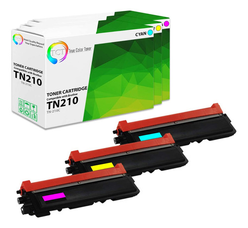 Tct Premium Compatible Tn Toner Cartridge 3 Pack Color Set P