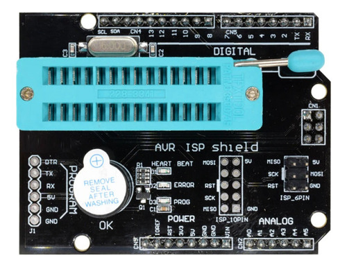 Placa De Expansión Avr Isp Universal Programmer Shield Burni