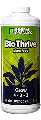 Fertilizante - General Hydroponics Gh5122 Biothrive Grow, 1-