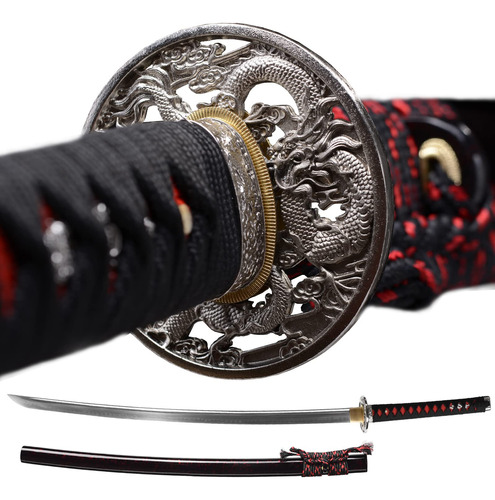 Espada Katana Samurai Japonesa De Acero De Carbono 10601095