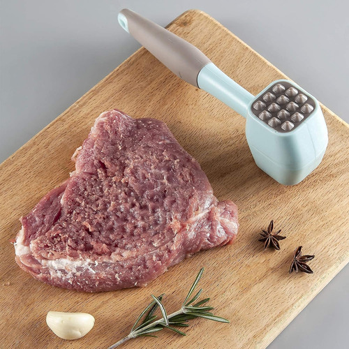 Martillo Ablandador De Carne Con Mango De Goma Para...