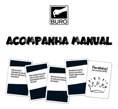 Jogos Amigos De Merda + Nós Não Testamos + Foi De Propósito - Buró - Jogos  de Cartas - Magazine Luiza