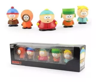 5 Figuras South Park. 6 Cms. Eric, Kyle, Kenny, Stan, Butter