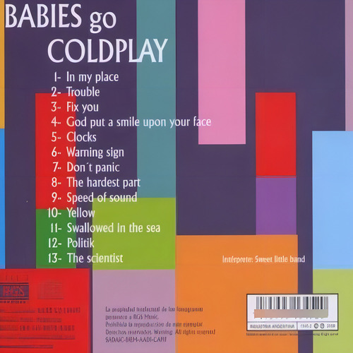 Babies Go Coldplay Cd Musical