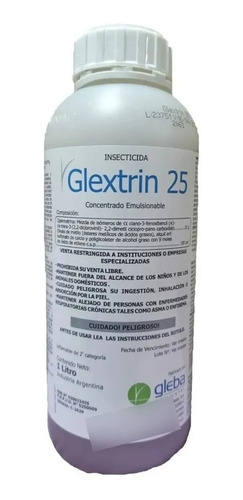 Glextrin 25 Cipermetrina Profesional 1 Lt