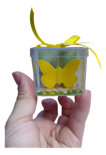 20 Lembrancinhas Vela Perfumada De Borboleta Na Caixinha