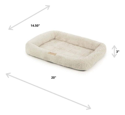 Luxulounger Crate Mat, Dog Bed, Cushioned, Durable Plush, So