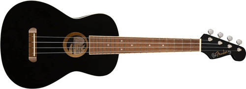 Fender Avalon Tenor Ukulele Color Negro