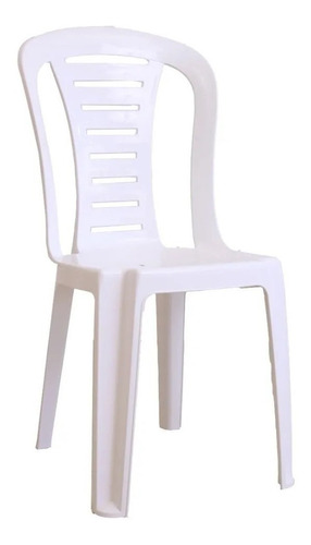 Silla Plastica Apilable Reforzada Jardin Exterior Reina Ct