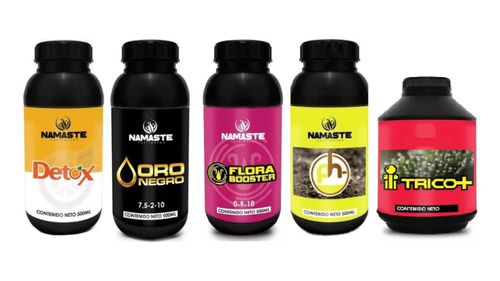  Combo Namaste Booster Ph- Oro Negro Detox Trico+ X 500ml