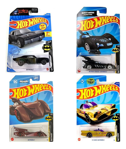 Hot Wheels Paquete 3 De Colección Batman, Volkswagen, Motos