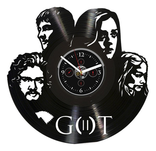 Reloj De Pared Hecho A Mano De Game Of Thrones, Reloj De Par