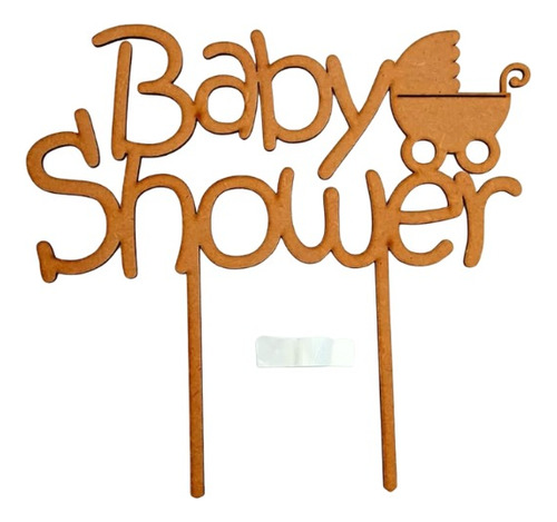 Cake Topper De Baby Shower Café