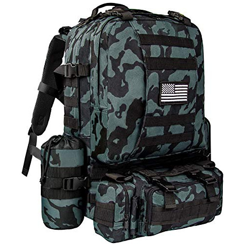 Noola 60l Military Tactical Backpack Para Hombre Ejército 3