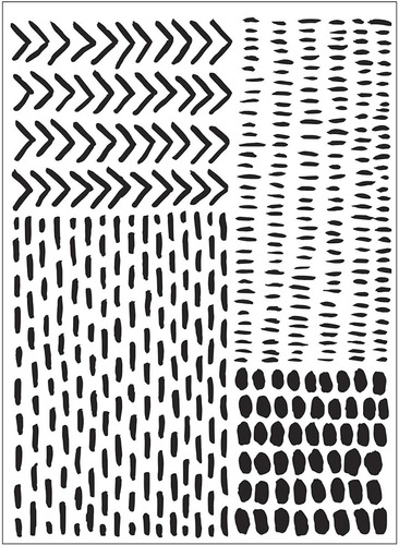 Carpeta Texturizadora Embossing Folder Darice 10.7x14.6cm #1