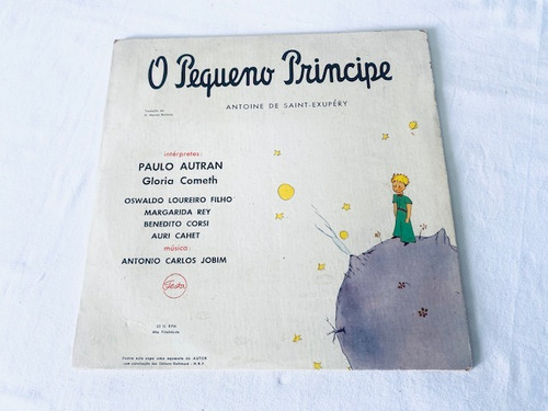 Lp Vinil O Pequeno Príncipe P Autran E A. C.jobim - Usado (Usado)
