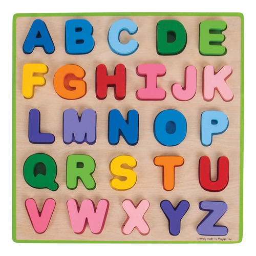 Bigjigs Toys Chunky Alphabet Puzzle Rompecabezas Educativo