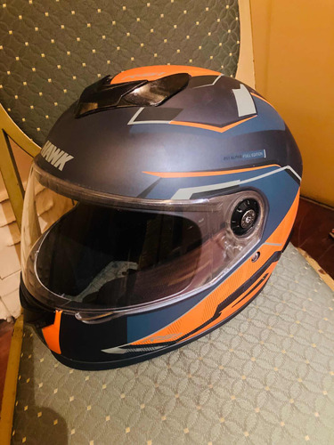 Casco Hawk Rs1 Alpha Sophie/naranja Mate