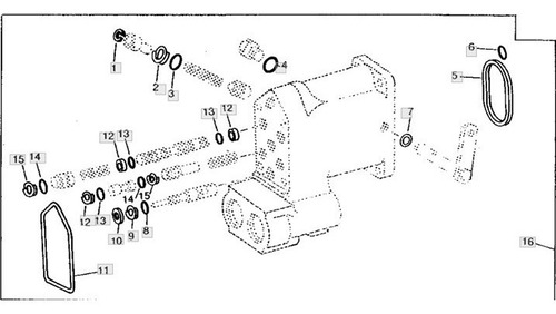 Imagen 3 de 3 de Sellos Válvula Control Selectivo John Deere Re10924