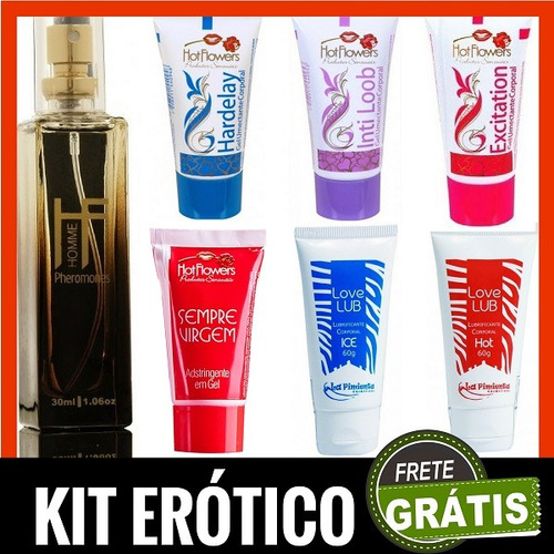 Kit Colônia Lubrificantes Sempre Virgem Excitation Hardelay