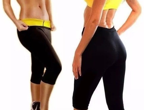 Imagen 4 de 8 de Faja + Calza Reductora Sudadera Neopreno Tipo Hot Shapers